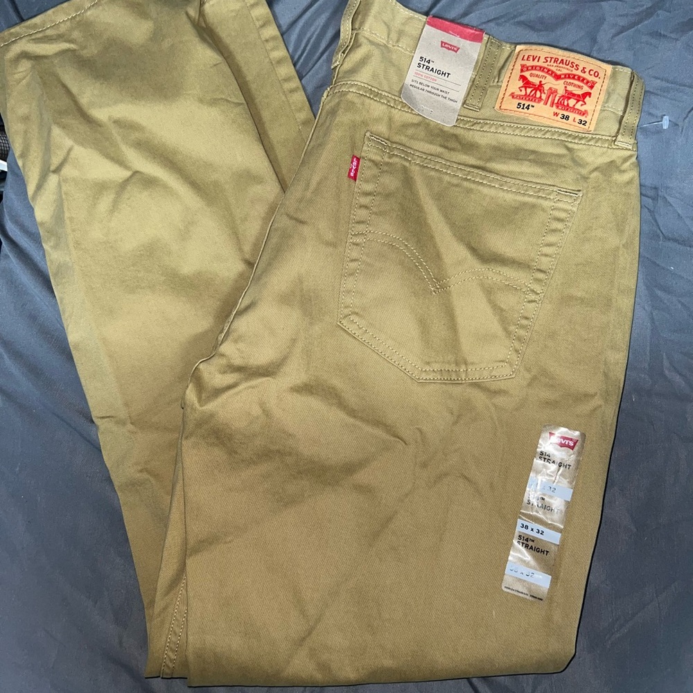 Levi's khaki /tan Straight Leg Pants